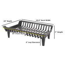 Cast Iron Heavy Duty Fireplace Grate