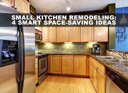 The kitchen is the center of day to day living. Small Kitchen Remodeling 4 Smart Space Saving Ideas