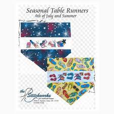 Seasonal Table Runner Designs 4th Of July And Summer