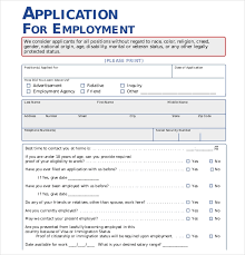 15 Job Application Templates Free Sample Example Format