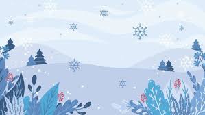 free blue winter landscape desktop