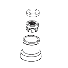 After spending a good 10 minutes trying to figure this out, i googled faucet aerator assembly and got a bunch or parts sites. Peerless Rp100281 1 5 Aerator Assembly For Use With Westchester Model P2923lf Two Handle Washerless Kitchen Faucet 1 5 Gpm Chrome Plated First Supply