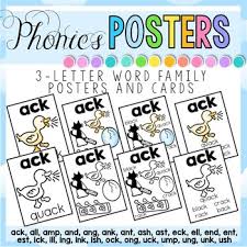Click here to go to short vowel 'a' word families page ack, ash, ank, and: Three Letter Word Families Worksheets Teaching Resources Tpt