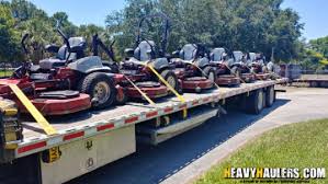 lawn mower transport and shipping