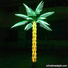 led light up palm tree outdoor