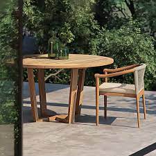 Wood Round Dining Table With 6 Chairs