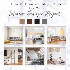 mood board for your interior design