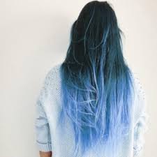 Pink, blue, teal, ombré clip in hair extensions glow in dark range colors lot $8.00 8pcs 18clips clip in 100% real human hair extensions full head balayage ombre us Blue Is The Coolest Color 50 Blue Ombre Hair Ideas Hair Motive Hair Motive