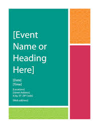 015 Template Ideas Free Printable Event Flyerplates Design