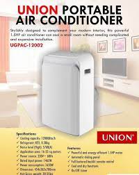 union portable air conditioner tv