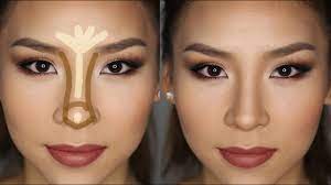 how to contour highlight your nose in