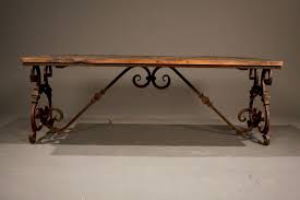Iron And Wood Dining Table D Kahve