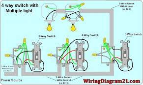 In this case, the end of the white wire from the light box to the. 4 Way Switch Wiring Diagram House Electrical Wiring Diagram