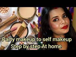 party makeup step by step at home