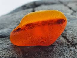 North Beach Treasures Orange Sea Glass