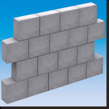 compressed concrete wall block