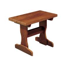 Amish Cedar Wood Small Side Table