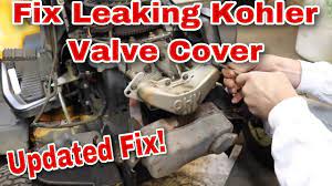 Updated* How To Fix A Leaking Valve Cover On A Kohler Courage Engine  (Updated Fix) with Taryl - YouTube