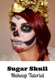 sugar skull makeup tutorial day of the