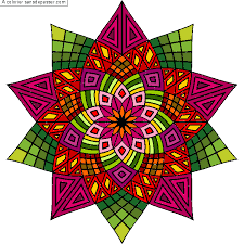 Mais c'est surtout un concept graphique, qui consiste à reproduire des motifs. Dessin Colorie Mandala Fleur Par Lovecoloro Sans Depasser