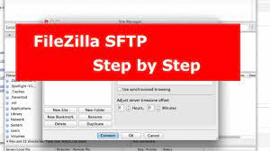 using filezilla secure ftp or sftp