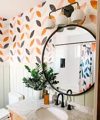 Small Bathroom Wallpaper Ideas Red S