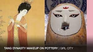 tang dynasty makeup on pottery you