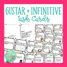 48 Gustar Infinitive Task Cards