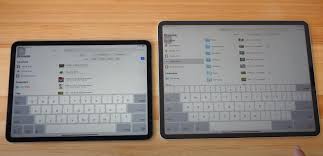 Because if you get into the mindset that you can't work without the same keyboard shortcuts and interface layout, it will be harder to ride the next wave of professional software. Size And Look Comparison For Apps On Ipad Pro 11 And 12 9 Video Ipadpro