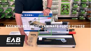 exchange a blade laminate floor cutter