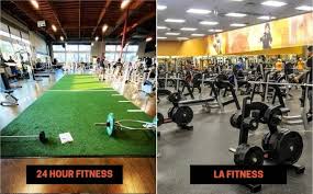 24 hour fitness vs la fitness