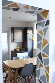 Paint A Geometric Accent Wall Styleatno5