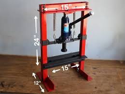 Homemade wheel bearing press constructed from threaded rod, round bar stock, steel plate, nuts be the first to comment on this diy wheel bearing press, or add details on how to make a wheel. Homemade Mini Hydraulic Press Machine Mistry Maketool