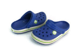 Details About Crocs Boys Blue Slip On Round Toe Clog Sandals Us Size 8 9
