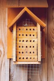 how to build diy bee house to attract