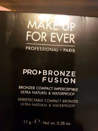 make up forever pro bronze fusion 10m