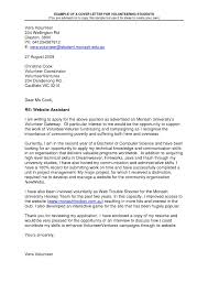 Sample Cover Letter And Template Animal Shelter Volunteer Cover