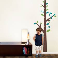 Us 18 79 15 Off Growth Chart Tree Wall Decal Baby Room Nursery Wall Art Home Decor Living Room Removable Vinyl Wall Stickers For Kids Room A404 In