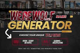 werewolf name generator choose your
