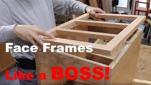 how to make and attach face frames the