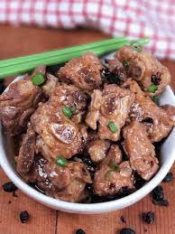 chinese spareribs with black bean sauce