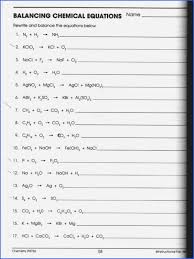 50 Balancing Equations Worksheet