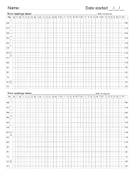 2019 Blood Pressure Log Chart Fillable Printable Pdf