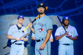 Blue jays can be found east of the rocky mountains throughout north america and have commonly blue jays may not hold court like crows, but they can mimic the cries of hawks, use tools, and work. Blue Jays Unveil New Blue Uniform For 2020 Season Citynews Toronto