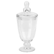 Clear Glass Apothecary Jar 10 5