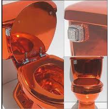 Colored Chromed Toilets By Jemal Wright