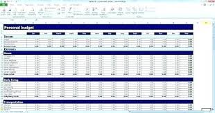 Monthly Expenses Excel Template Home Budget Spreadsheet