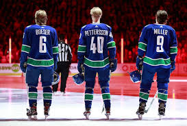 A team that plays in abby, and for abby. Canucks Vs Blackhawks 02 01 2020 Vancouver Canucks Photos Vancouver Canucks Vancouver Canucks Logo Canucks