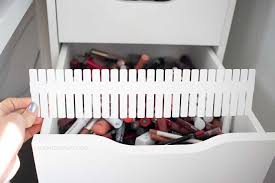 best lipstick drawer organization
