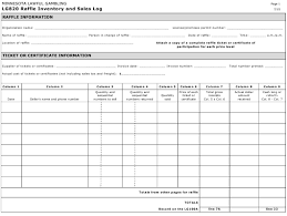 Form Lg 820 Download Printable Pdf Raffle Inventory And